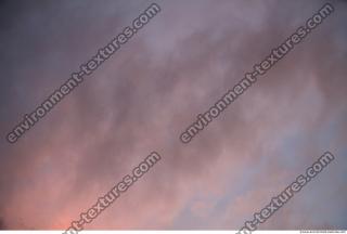 Photo Texture of Sunset Clouds